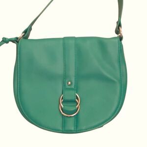 AVON Teal Green Crossbody Shoulder Bag Pockets NWOT